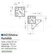 Asztalláb 642 Elitline 700x100x100mm Szálcsiszolt Inox-2 Asztalláb 642 Elitline 700x100x100mm Szálcsiszolt Inox-2