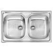 CM Mondial mosogató 011502 2medence acél 790x500/150mm CM Mondial mosogató 011502 2medence acél 790x500/150mm