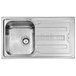 CM Cristal mosogató 010013 1med.+csepp. acél 860x500mm CM Cristal mosogató 010013 1med.+csepp. acél 860x500mm