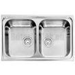 CM Cristal mosogató 010012 2med. acél 790x500mm CM Cristal mosogató 010012 2med. acél 790x500mm