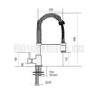 CM Aqua csaptelep 9107 Zuhanyfejes Króm Íves-1 CM Aqua csaptelep 9107 Zuhanyfejes Króm Íves-1