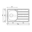 CM Universal mosogató 015443 1med+csepp 860x500mm-1 CM Universal mosogató 015443 1med+csepp 860x500mm-1