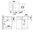 Blanco Metra 45S Compact Fehér 1med+mini.cs Silgránit mosogató 680x500mm exc.nélkül 519565 Blanco Metra 45S Compact Fehér 1med+mini.cs Silgránit mosogató 680x500mm exc.nélkül 519565
