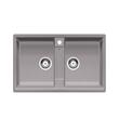 Blanco Zia 9 Alumetál 2mély. Silgránit mosogató 860x500mm ext.nélk. 516677 Blanco Zia 9 Alumetál 2mély. Silgránit mosogató 860x500mm ext.nélk. 516677