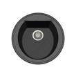GRAWA PT2-5110N FEKETE gránit mosogató ÁTM: 510mm GRAWA PT2-5110N FEKETE gránit mosogató ÁTM: 510mm