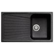 GRAWA PT3-8610N FEKETE gránit mosogató 860x500mm GRAWA PT3-8610N FEKETE gránit mosogató 860x500mm