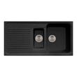 GRAWA PT4-9910N FEKETE gránit mosogató 990x500mm GRAWA PT4-9910N FEKETE gránit mosogató 990x500mm