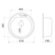 Venera XGranit Szürke mosogató 510mm/180mm 113003 Venera XGranit Szürke mosogató 510mm/180mm 113003