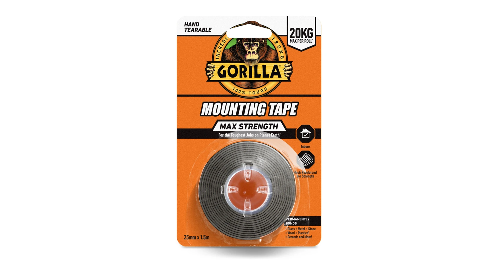 Gorilla Glue Mounting Tape Max Strength Fekete Kétoldalas ...