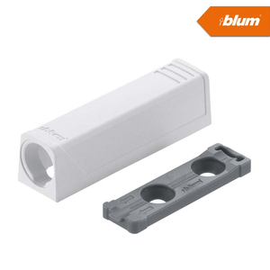Blum 956.1201 Tip-on egyenes adapter rövid Selyemfehér