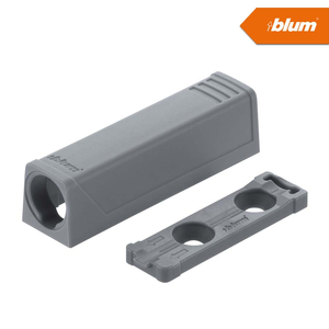 Blum 956.1201 Tip-on egyenes adapter rövid Szürke