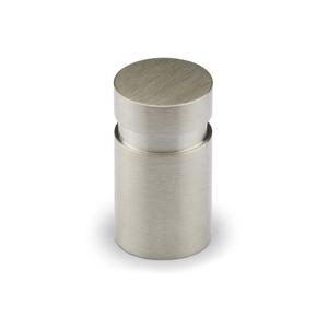 Bútorfogantyú gomb MONACUM D=10 mm csiszolt nemesacél