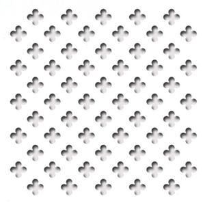 Laccato-Hdf Fiore perforációval Krono 101 Fehér 1400x510x3mm