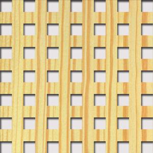 Legno furnérozott Hdf-Quadro 10-20 perforációval Fenyő 1520x610x4mm