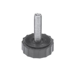 Szintezőcsavar talp:25x10mm,  szár: M6x22mm