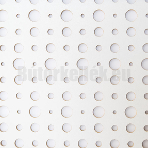 Perforált lemez Laccato-Hdf ARIEL Krono 101 Fehér 1400x510x3mm