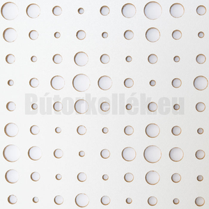 Perforált lemez Laccato-Hdf VEGA Krono 101 Fehér 1400x510x3mm