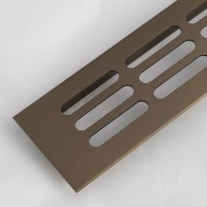 Szellőzőrács szögletes 60x1000mm Antik bronz