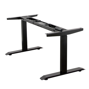 Asztalláb Elektromosan állítható magassággal Fekete Strong-01