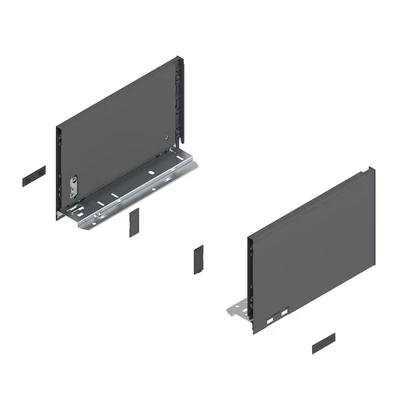 Blum Legrabox 770C2702S 177/148mm Orion szürke káva 270mm mélységű