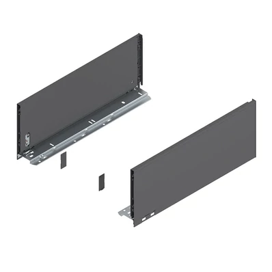 Blum Legrabox 770C4502S 177/148mm Orion Szürke káva 450mm mélységű