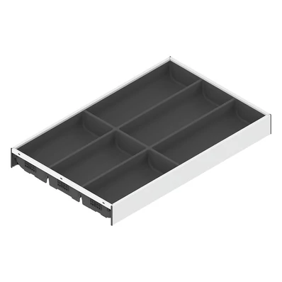Blum Legrabox ZC7S500BS3 Ambia-line fiókosztó keret Fehér/Orion szürke
