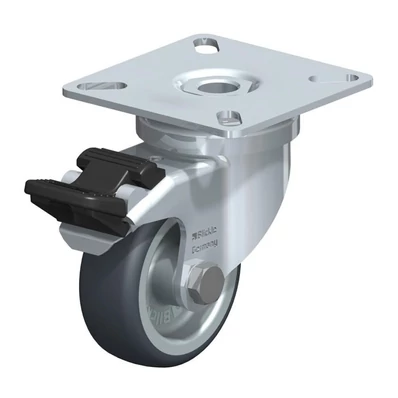 Blickle görgő forgóvillás LPA-TPA 50G-FI gumi/polipropilén fékes 50kg