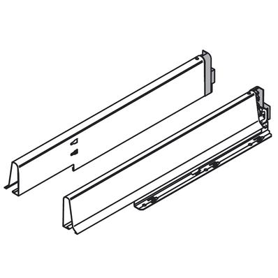 Blum Tandembox BOXCAP 378M5004SG 83mm Selyemfehér 500mm mélységű káva