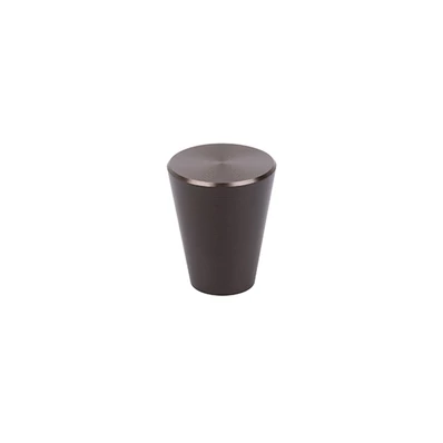 Bútorfogantyú Conic gomb 25mm Matt Barna Tulip