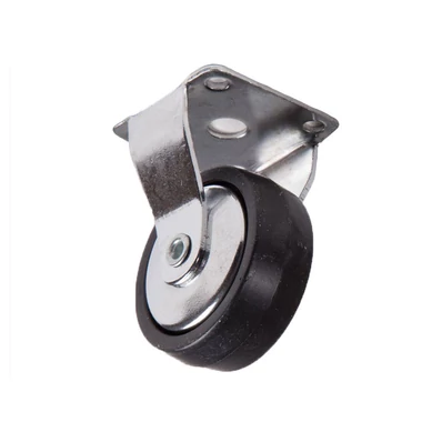 Bútorgörgő 222/N.40 FIX TALP. FÉM KÖZEPŰ 40mm  15kg FEKETE