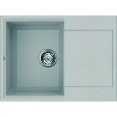 Elleci Easy 135 gránit mosogató M79 Aluminium 660x480mm