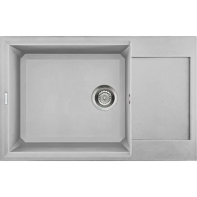 Elleci Easy 310 gránit mosogató M79 Aluminium 760x480mm