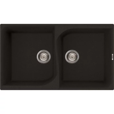 Elleci Ego 450 gránit mosogató G59 Antracite 840x485mm