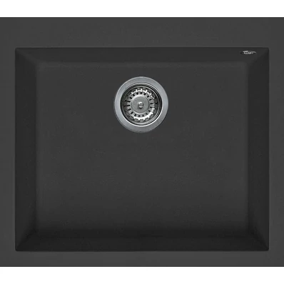 Elleci Quadra 105 gránit mosogató G59 Antracite 550x480mm