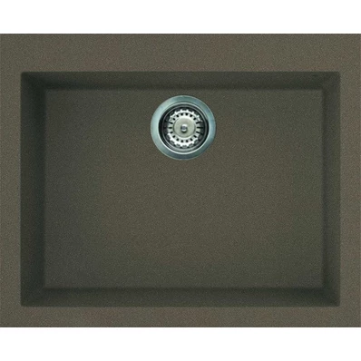 Elleci Quadra 110 gránit mosogató G43 Tortora 590x480mm