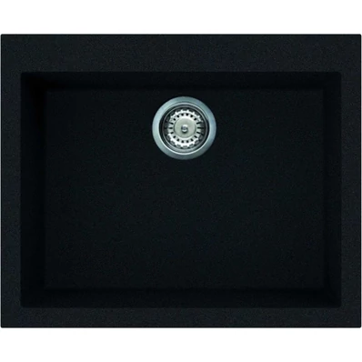 Elleci Quadra 110 gránit mosogató G59 Antracite 590x480mm
