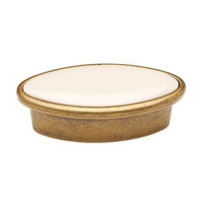 Fogantyú 110-32 32 Antikolt Bronz-Minta nélkül Fém/Porcelán