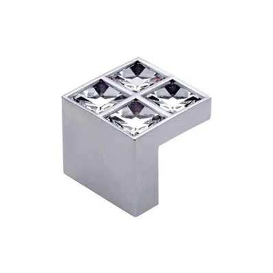 Fogantyú 550-16 Átm.:16mm Matt Alu-Swarovski Kristály