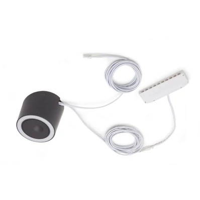 LED VILÁGÍTÁS UNIKA 4.5W 2700-4000K 24V DC D=75mm DIMMELHETŐ KAPCSOLÓVAL FEKETE