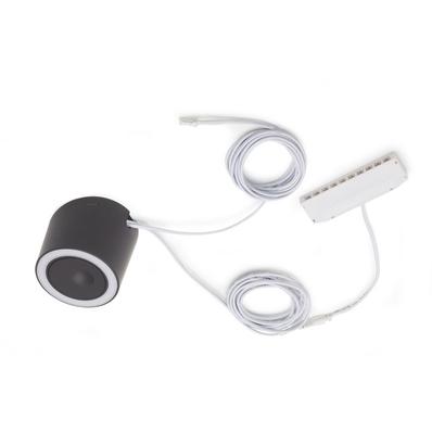 LED VILÁGÍTÁS UNIKA 4.5W 2700-4000K 24V DC D=75mm DIMMELHETŐ KAPCSOLÓVAL FEKETE