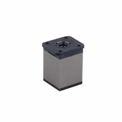 Szekrényláb 60mm 40x40mm Négyszögletes Nemesacél 86370 E/IK