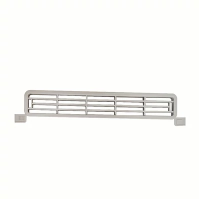 Szellőzőrács 444 négyszög alakú 203x35x14mm Szürke