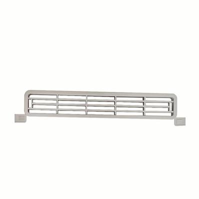 Szellőzőrács 444 négyszög alakú 203x35x14mm Szürke