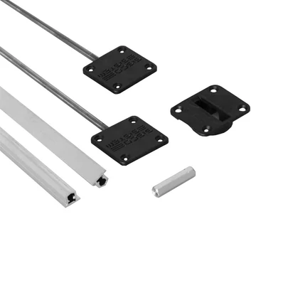 Tolóajtó Ellenhúzó vasalat 0016-20 Fekete 2240mm