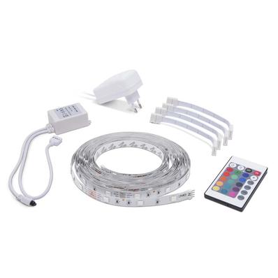 Led szalag szett RGB Beltéri 5m-Trafóval-Távirányítóval