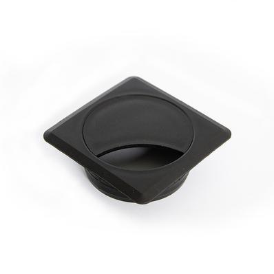 Kábelkivezető 60mm négyszög Fekete