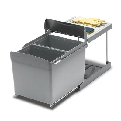 Hulladékgyűjtő 516 Szürke 2x16L