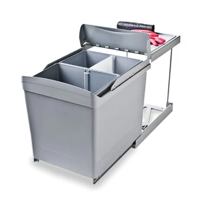 Hulladékgyűjtő 538 Szürke 2x21L