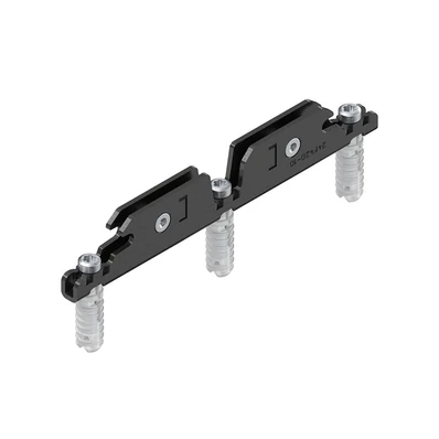 Blum 24K42E1 Aventos HKI előlaprögzítő fa előlapokhoz, expando rögzítéssel onyx fekete