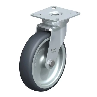 Blickle görgő forgóvillás LPA-TPA 100G gumi/polipropilén 70kg